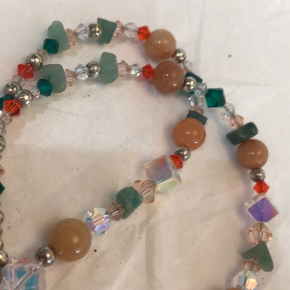 Handmade Artisan Lampwork Necklace Palm Tree new - Picture 6 of 8